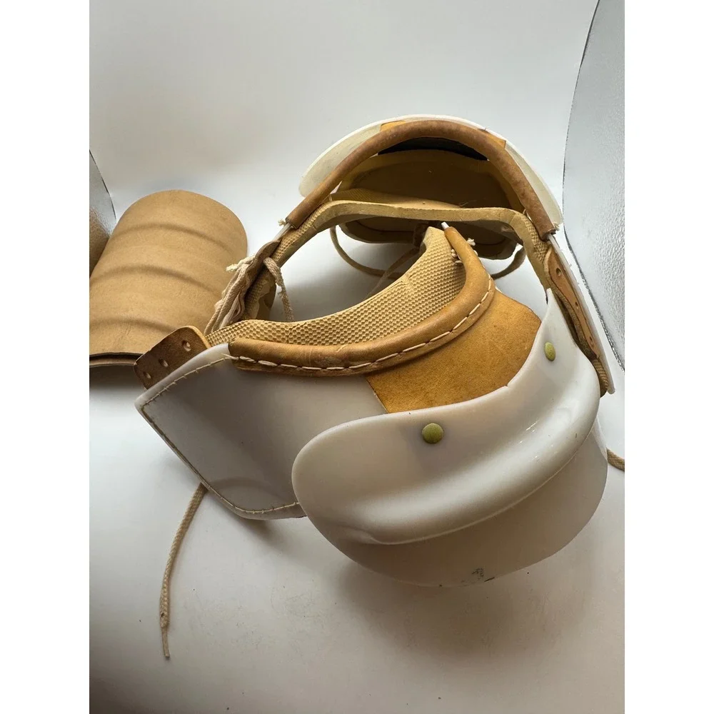 Vintage Sears 2474 M Youth Football Helmet Stars Face Guard shoulder Pads